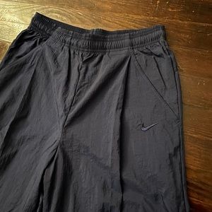 Nike Track Pants Navy Small Vintage